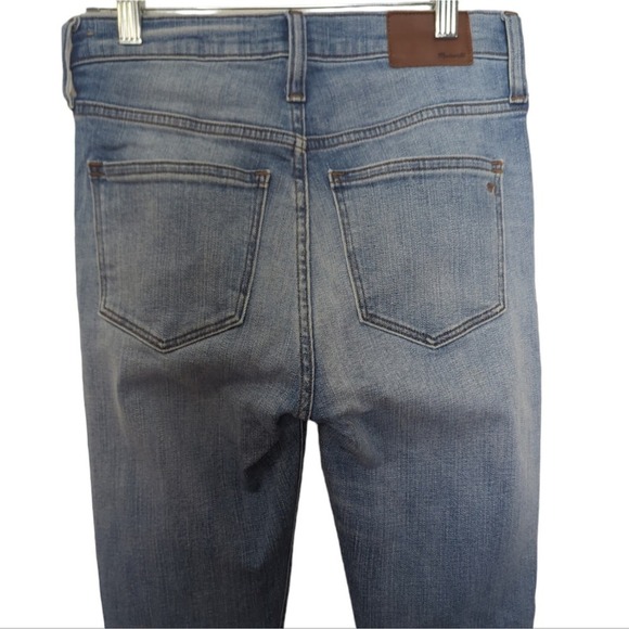 Madewell 9" High-Rise Skinny Jeans: Destructed-Hem Edition Size 26 - Picture 6 of 7